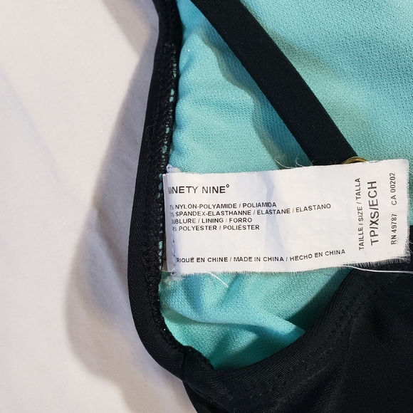 Ninety Nine Swim Suit Black Size Xs - Picture 5 of 9